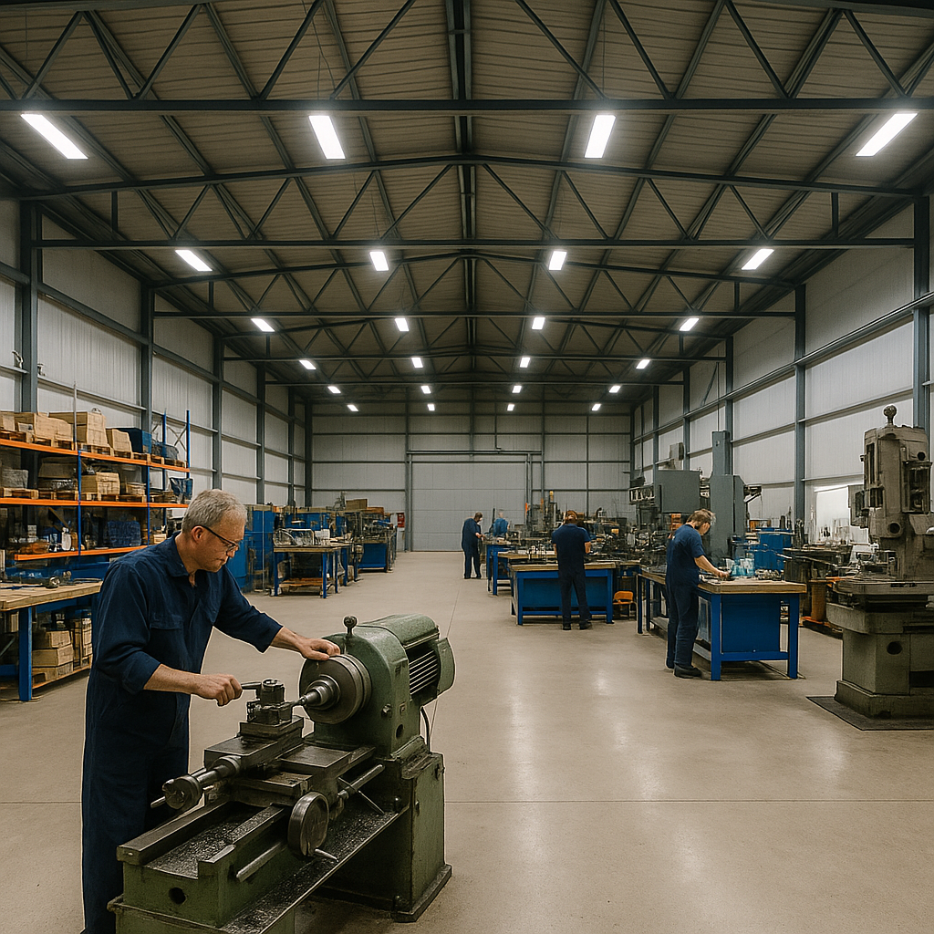 Exemple de site professionnel modernisé en LED